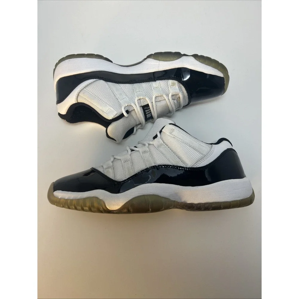 Nike Air‎ Jordan 11 Concord Low GS 6.5Y/ Women 8 Black White Retro 528896-153